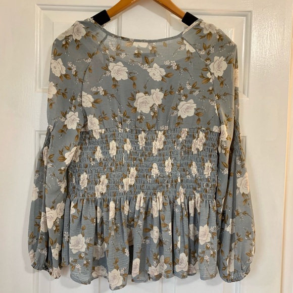 AEO floral Boho top - Picture 2 of 2
